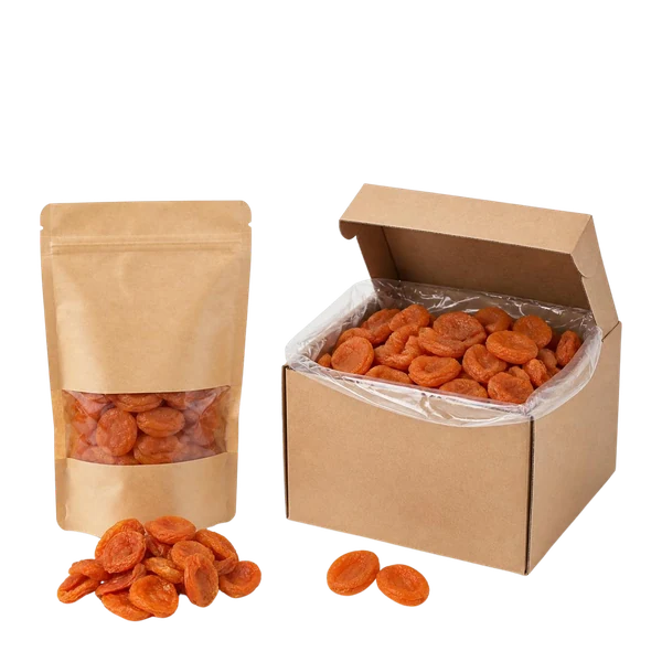 Dried apricots, industrial — Export packing