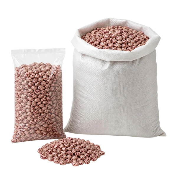 Red speckled beans, calibrated — Export packing