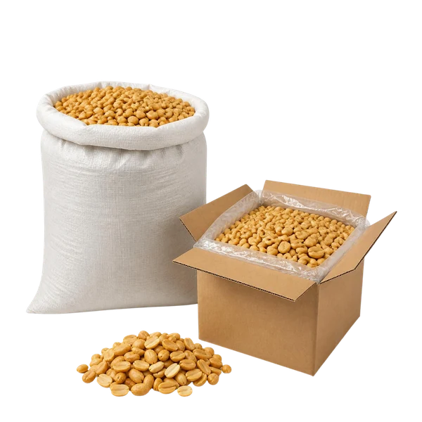 Peanut kernels, salted — Export packing
