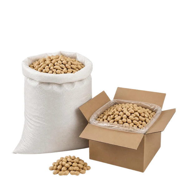 Peanuts in shell, raw — Export packing