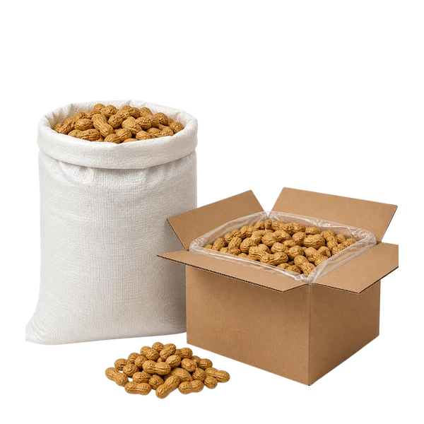 Peanuts in shell, roasted — Export packing
