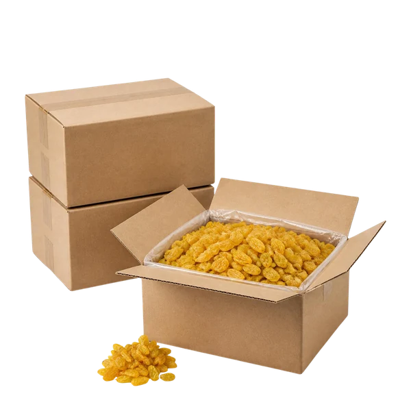 Golden raisins, Jumbo — Export packing
