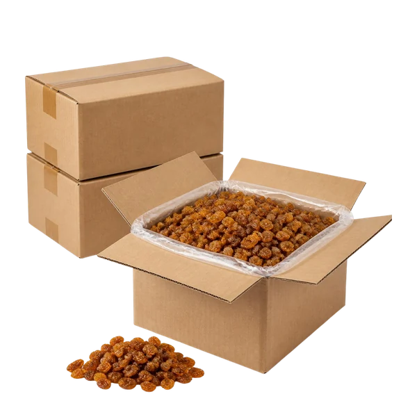 Sultana raisins, Jumbo — Export packing